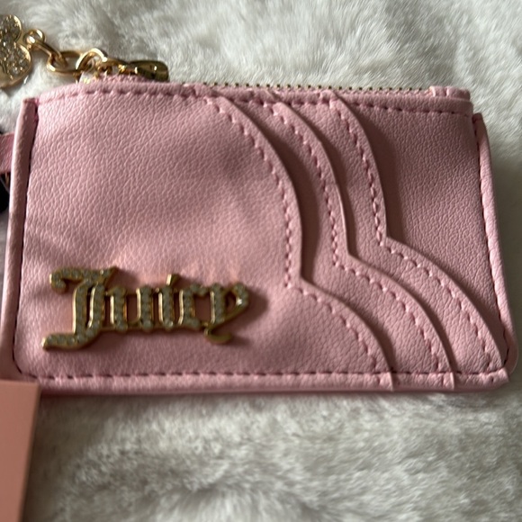 💖💖Juicy Couture starstruck elongated Light Pink Card Holder 💖💖 - Picture 3 of 12